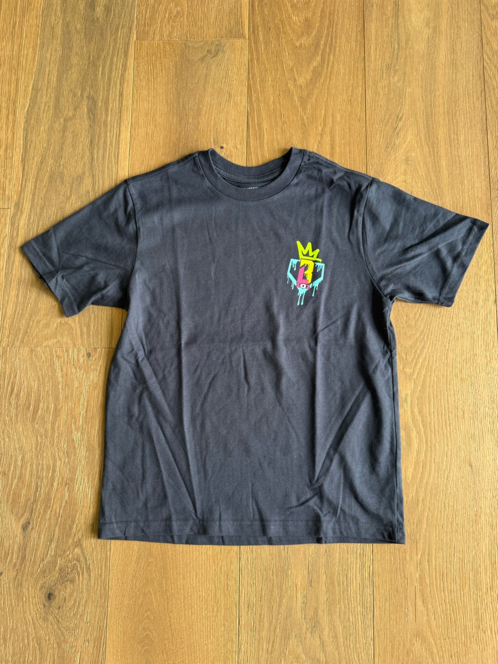 Baseball Lifestyle 101 - Graffiti Crown Tee - Navy- Youth- NEW WITH TAGS